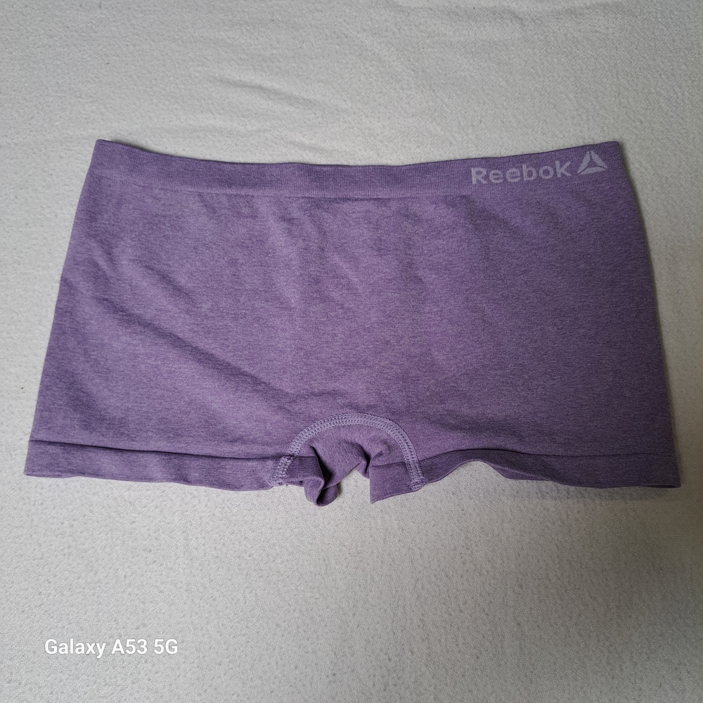 Reebok Girls Purple Seamless Boyshort Panty
